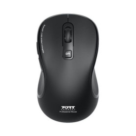 Souris sans fil Bluetooth et 2.4 GHz - PORT Designs - Noir