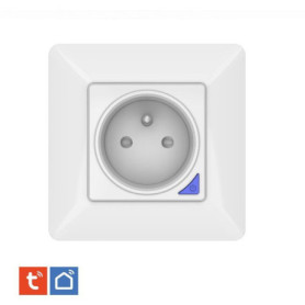 Prise encastrée connectée KYF avec compteur d'énergie et qualité de l'air