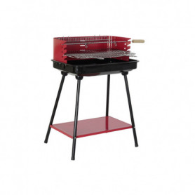 Barbecue à Charbon sur Pied DKD Home Decor Rouge Acier (53 x 37 x 80 cm) 297,99 €
