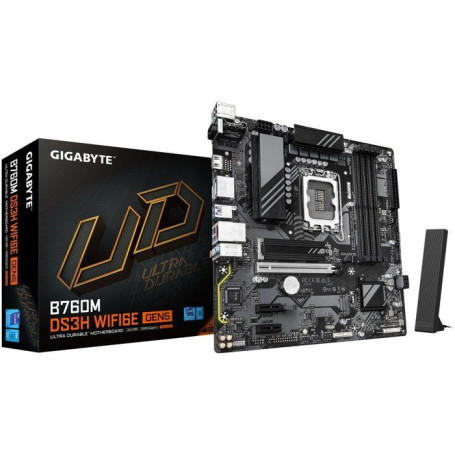 Carte Mère GIGABYTE B760M DS3H WiFi 6E Micro-ATX