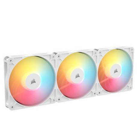 Pack de 3 Ventilateurs ARGB 120 mm CORSAIR RS120-R White