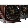 Horloge de table DKD Home Decor Bordeaux Appareil Photo Rouge Gris foncé Fer Vin 81,99 €