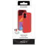 Coque MagSafe Silicone Rouge pour iPhone 17
