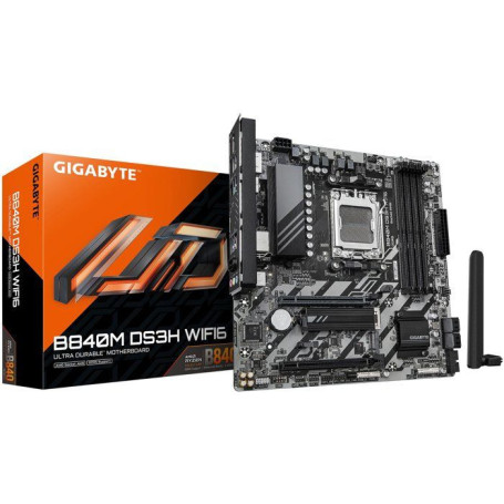 Carte Mère GIGABYTE B840M DS3H WF6 Micro-ATX avec WiFi 6