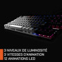 Clavier Mécanique Gamer Nova Gaming Sculptor TKL avec LED RGB