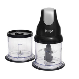 Hachoir Électrique Ninja Express Chop - Mini Hachoir 200W avec 2 Bols