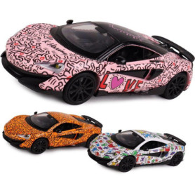 Voiture Miniature McLaren 600LT Keith Haring - Échelle 1:32 avec Sons et Lumières