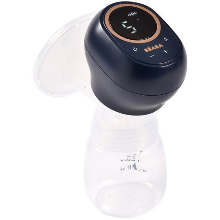 Tire-lait électrique simple Béaba - Pratique et efficace - Bleu nuit