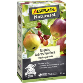 Engrais Naturel pour Arbres Fruitiers - ALGOFLASH NATURASOL - 1,5 kg
