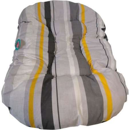 Coussin Oval Confortable pour Chien - AIME - 90 cm - Gris