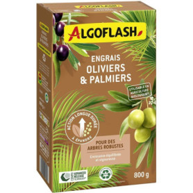 Engrais Naturel pour Palmiers et Oliviers - ALGOFLASH - 800 g