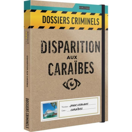 Disparition aux Caraïbes - Jeu d'enquête captivant