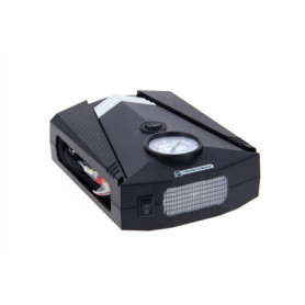 Mini Compresseur 12V avec Torche LED et Embouts Multiples - PRECISION STEEL