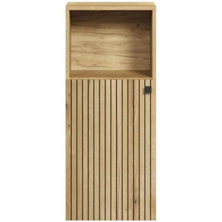 Armoire de Salle de Bain PureBliss en Chêne Décoratif