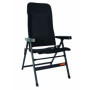 Fauteuil de Camping Major Noir Confortable et Réglable