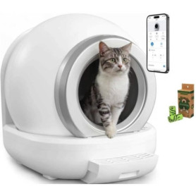 Litière Autonettoyante NICE KITTY avec Connectivité APP - 65L