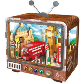 Kit DIY Book Nook - Maquette 3D Londres en Serre Livre