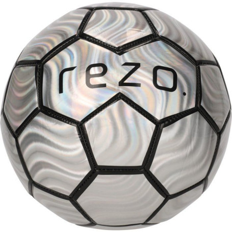 Ballon de Football Lazer Metallic Taille 4 - Gris Brillant