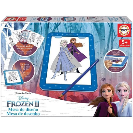 Tablette Lumineuse Disney La Reine des Neiges pour Dessin et Colorie