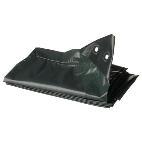 Bâche de Protection pour Bois NATURE - 5 x 6 m - 100% Étanche et Anti-UV