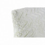 Coussin DKD Home Decor Polyester Zigzag Aluminium Blanc (45 x 10 x 45 cm) 48,99 €