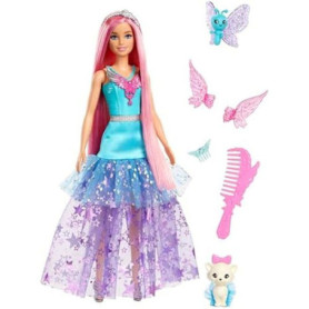 Poupée Barbie Malibu A Touch of Magic avec Animaux et Accessoires