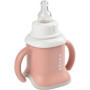 Tasse Evoluclip 3-en-1 Béaba - Vieux Rose pour Bébé