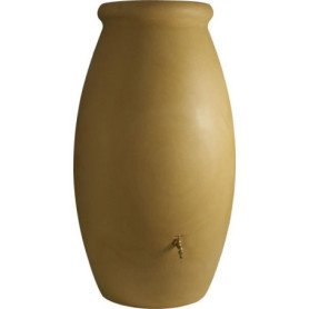 Récupérateur d'eau Jarre Rotomoulé 500L Beige - BELLI