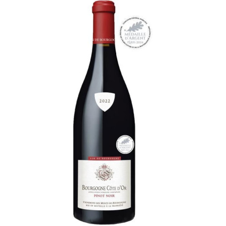 Vignerons des Monts de Bourgogne 2022 - Vin Rouge Pinot Noir