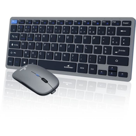 Pack Mini Clavier Souris Sans Fil Bluestork - Ultra Fin et Léger
