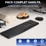 Clavier Filaire AZERTY avec 15 Touches Multimédia - BLUESTORK