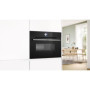 Four combiné micro-ondes encastrable BOSCH SER8 - 45 L - 20 modes de cuisson