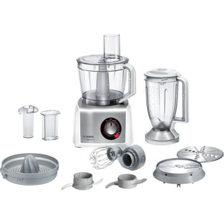 Robot Multifonction Bosch MultiTalent8 - 1250 W, 3,9 L, Turbo, Blanc/Inox