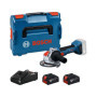 Meuleuse angulaire sans fil BOSCH PROFESSIONAL GWX 18V-8 avec 2 batteries GBA 4,0Ah