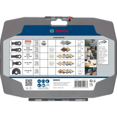Coffret de Lames Oscillantes BOSCH PROFESSIONAL - 5 Pièces