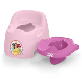Pot d'apprentissage Disney Princess ergonomique avec protection éclaboussures