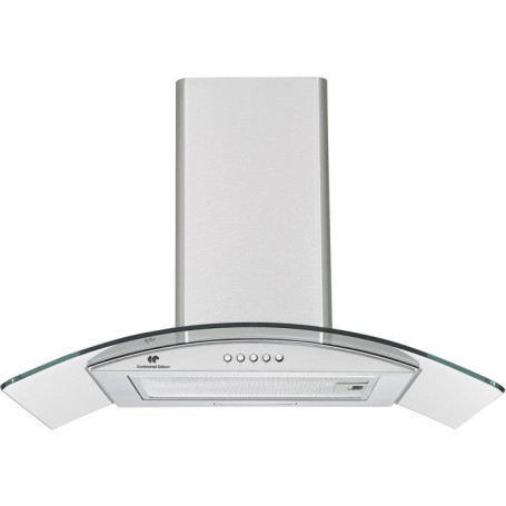 Hotte Décorative Inox et Verre 60 cm - CONTINENTAL EDISON