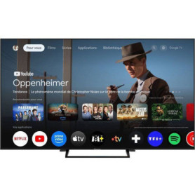 Téléviseur QLED UHD 4K 75 pouces avec Smart Google