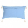 Coussin DKD Home Decor Bleu Polyester Coton Blanc (60 x 15 x 35 cm) 80,99 €