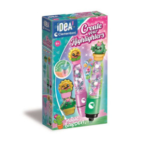 Coffret Créatif CLEMENTONI - Crée tes Surligneurs Fluo Garden