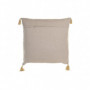 Coussin DKD Home Decor Beige Polyester Coton Aluminium Losanges (60 x 20 x 60 cm 149,99 €