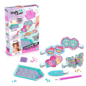 Set de Barrettes Diamant Art - Créez vos Looks Uniques avec Canal Toys