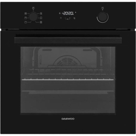 Four encastrable DAEWOO avec pyrolyse et chaleur tournante - Noir