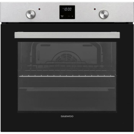 Four encastrable DAEWOO avec pyrolyse et chaleur pulsée - Inox