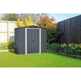 Abri de jardin en métal DURAMAX 2,47 m² - Anthracite