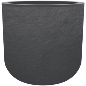 Pot de Fleurs Rond Volcania Up - 32,5 L - Gris Anthracite