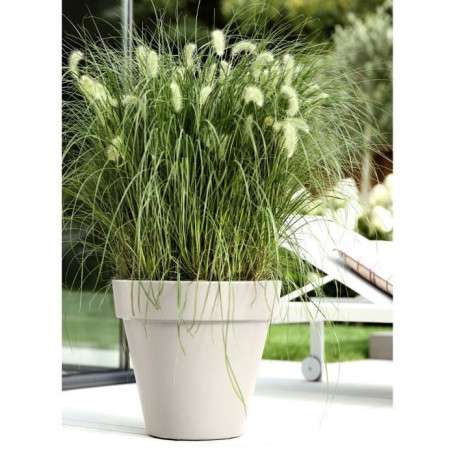 Pot de Fleurs ELHO Pure Rond 60 - Blanc - 100% Recyclé