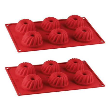 Set de 2 moules à kougelhof en silicone - DR OETKER