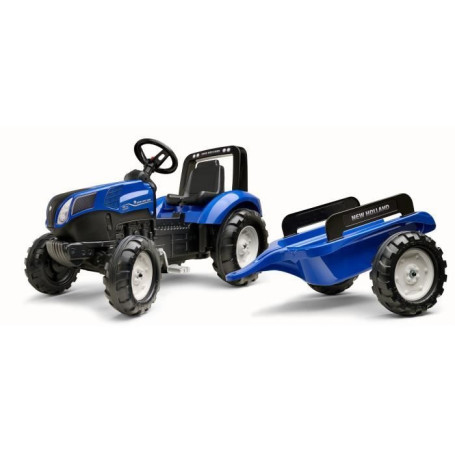 Tracteur à Pédales New Holland avec Remorque - FALK - Fabriqué en France