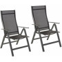Ensemble de 2 chaises de jardin réglables Fieldmann FDZN 5018
